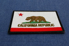 California Republic Flag Patch - 3x2 inch