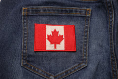 Canada Flag Patch Small - 3x2 inch