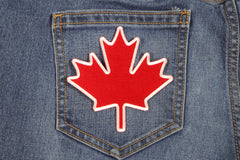 Canada Maple Leaf Iron on Patch - 4x4 inch