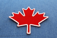 Canada Maple Leaf Iron on Patch - 4x4 inch