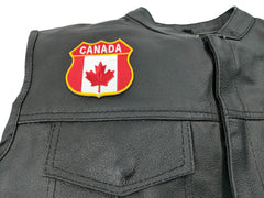 Canadian Shield Patch - Canada Flag - 2.75x2.75 inch