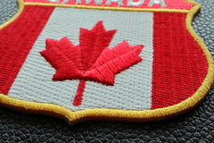 Canadian Shield Patch - Canada Flag - 2.75x2.75 inch