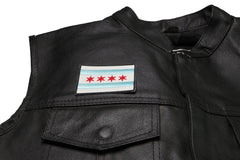 Chicago City Flag Patch - 3x2 inch