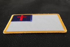 Christian Flag Small Patch - 3x2 inch