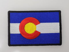 Colorado State Flag Patch - 3x2 inch