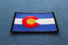 Colorado State Flag Patch - 3x2 inch