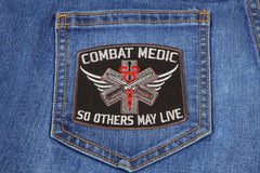 Combat Medic Patch So Others May Live - 3.5x3 inch