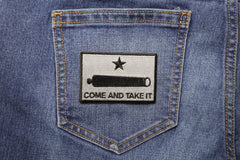 Come and Take It Cannon Star Patch - 3x2 inch