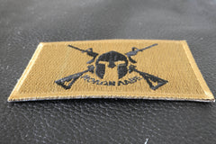 Come and Take It Molon Labe Crossed Rifles Patch - 3x2 inch