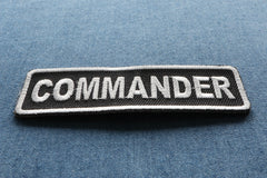 Commander Patch - 3.5x1 inch