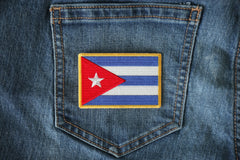 Cuba Flag Patch - 3x2 inch