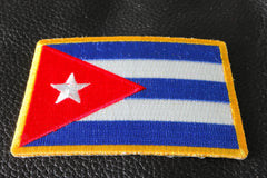 Cuba Flag Patch - 3x2 inch