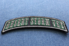 Desert Storm Vet Rocker Small Patch - 3.75x1.5 inch