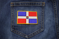 Dominican Republic Patch - 3x2 inch