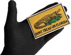 Don't tread on Florida Flag Patch - 4x2.3 inch