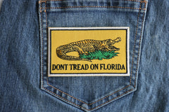 Don't tread on Florida Flag Patch - 4x2.3 inch