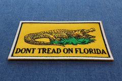 Don't tread on Florida Flag Patch - 4x2.3 inch