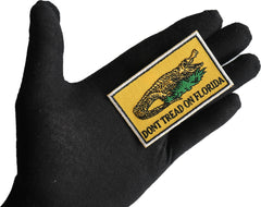 Don't tread on Florida Small Gadsden Flag Patch - 3x1.75 inch