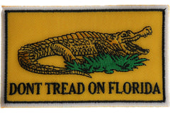 Don't tread on Florida Flag Patch - 4x2.3 inch