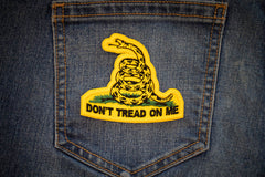 Don't Tread On Me Small Patch - 3x2.5 inch