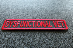 Dysfunctional Vet Patch - 4x1 inch