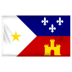 Acadiana Flag Cajun Layfayette - Made in USA