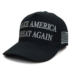 Dark MAGA Make America Great Again Blackout USA Flag Caps Musk Inspired Trump 2024