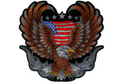 American Flag Eagle Patch - 12x11.5 inch