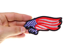 American Flag Eagle Patch - 4x2.5 inch