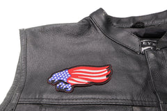 American Flag Eagle Patch - 4x2.5 inch