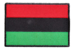 African Flag Patch - 3x2 inch