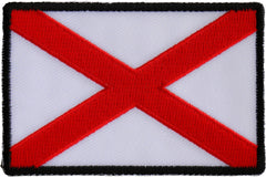 Alabama State Flag Patch - 3x2 inch