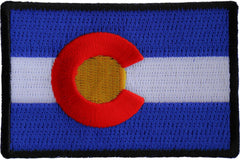 Colorado State Flag Patch - 3x2 inch