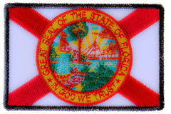 Florida Flag Patch - 3x2 inch