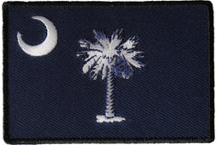 South Carolina Flag Iron on Patch - 3x2 inch