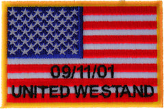 United We Stand 91101 Flag Patch - 3x2 inch