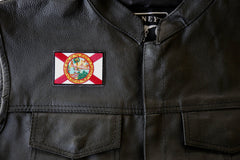 Florida Flag Patch - 3x2 inch