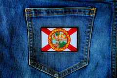 Florida Flag Patch - 3x2 inch