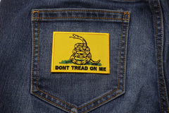 Gadsden Flag Don't Tread On Me Patch - 3x2 inch