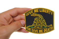 Give Me Liberty or Give Me Death Patch - 3.5x3.25 inch