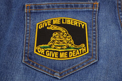 Give Me Liberty or Give Me Death Patch - 3.5x3.25 inch