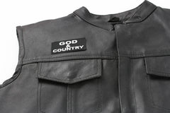 God and Country Patch - 3x1.5 inch