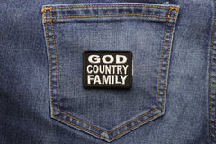 God Country Family Small Patch - 2x1.5 inch