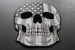 American Flag Skull Patch - 9.25x12 inch