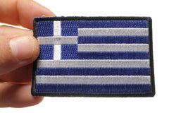 Greek Flag Patch - 3x2 inch