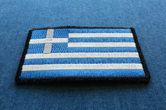 Greek Flag Patch - 3x2 inch