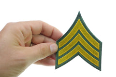 Sergeant Patch Chevron - 3x3.75 inch