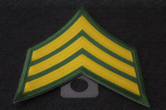 Sergeant Patch Chevron - 3x3.75 inch