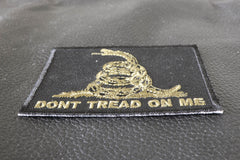 Green Black Gadsden Flag Don't Tread on Me Patch - 3x2.25 inch