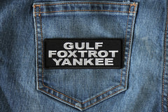 Gulf Foxtrot Yankee Patch - 4x1.5 inch